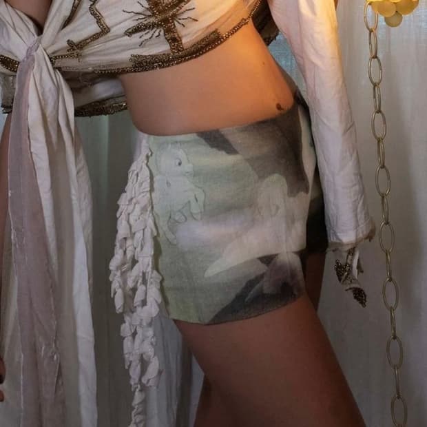 스컬프터 Tail Skirt Hazy Sage