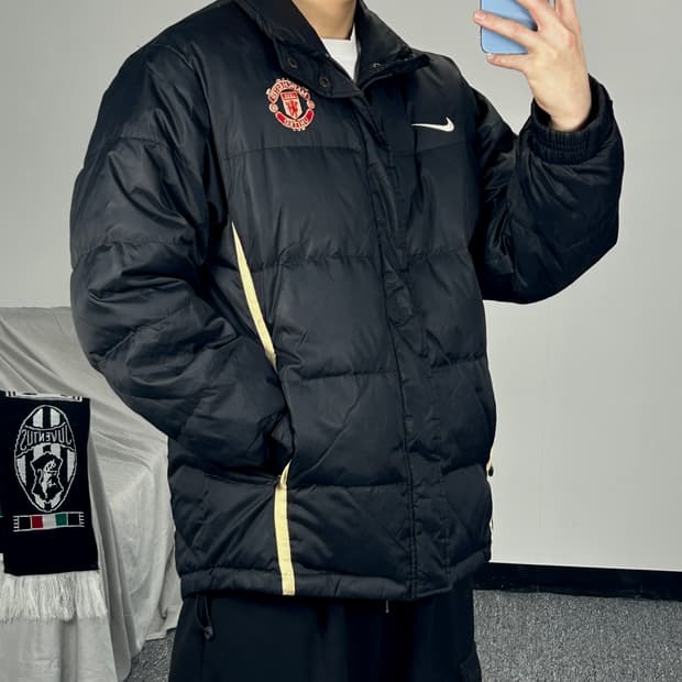 나이키 맨체스터 유나이티드 박지성 패딩 점퍼 M  