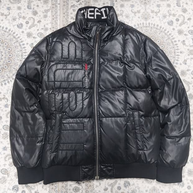 Fubu 올드스쿨 유광 패딩 L (후드분실)