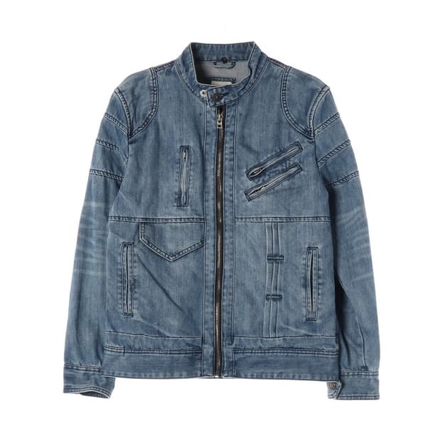디젤 데님 바이커 자켓 XL