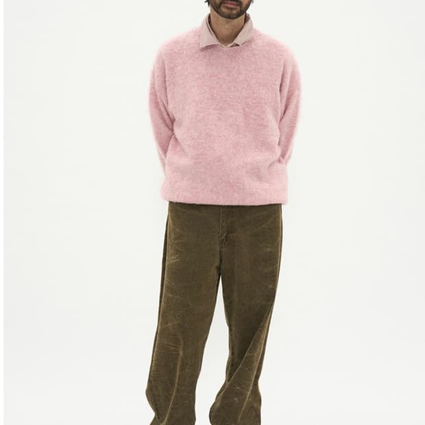 [M] 파르티멘토 브러쉬드 헤어리 니트 크루넥