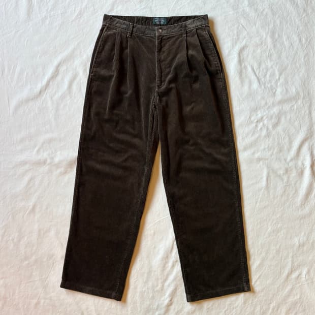 (31) 80s USA POLO COUNTRY 브라운 코듀로이 팬츠