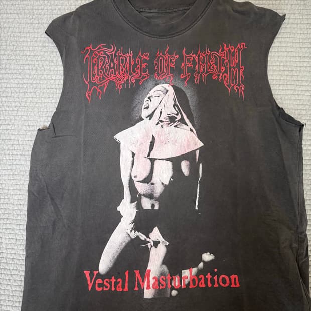 cradle of filth 티셔츠 컷팅