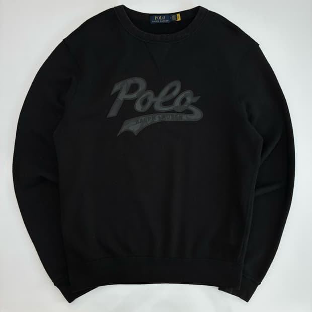 Polo  폴로 랄프로렌 신형 카모패턴 빅로고 블랙 맨투맨