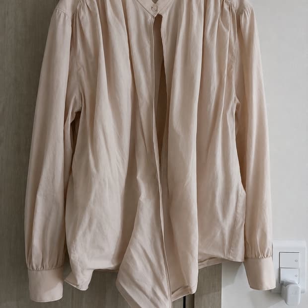 25SS 르메르 랩 블라우스 더스티 로즈