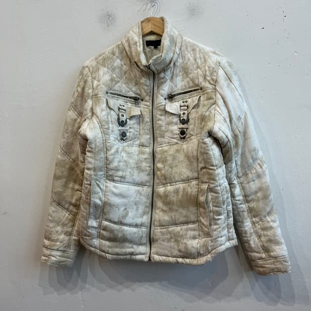 In the attic 블리치드 패디드 자켓