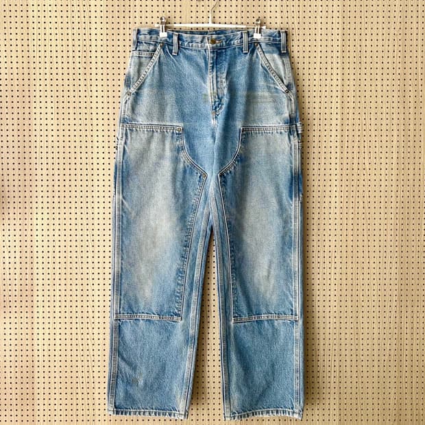 90’s 칼하트 더블니 데님 카펜터진