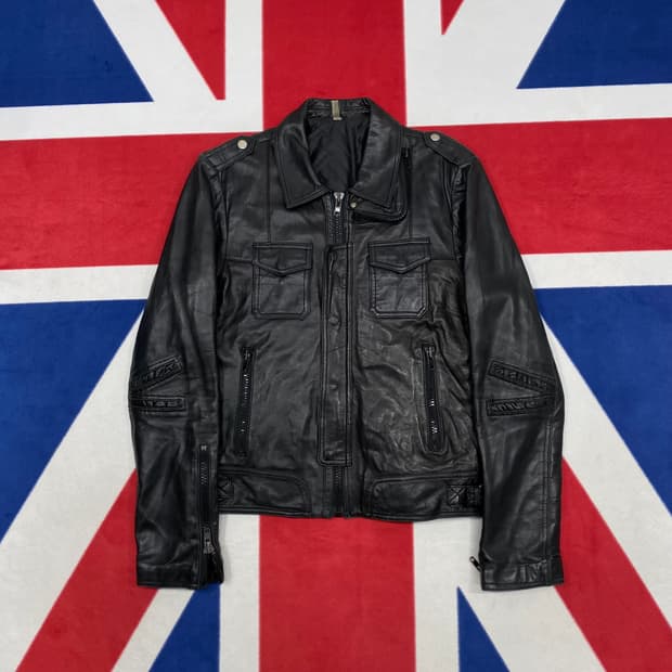 jpn 양가죽자켓 실측 100