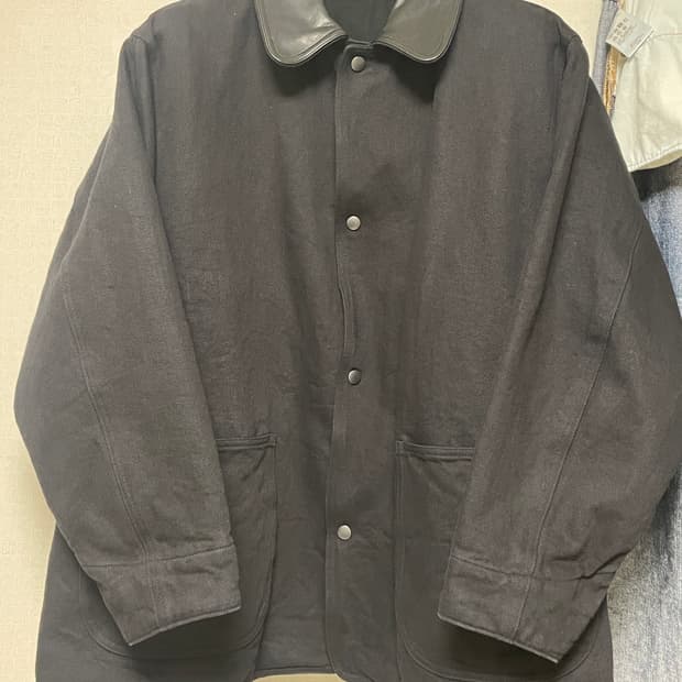 [1] 코모리 25aw 데님 레더 워크자켓