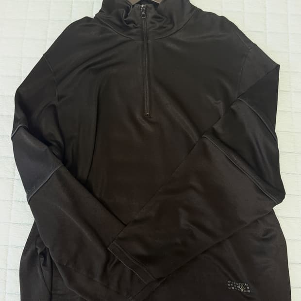 [MM6] half zip sweatshirt
