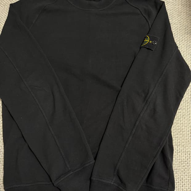 백화점구매 스톤아일랜드 맨투맨 블랙 M