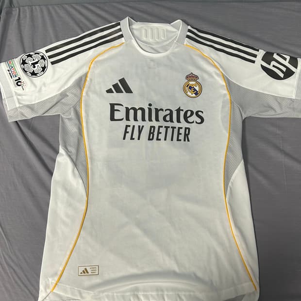 25/26 레알 마드리드 홈 어센틱 유니폼