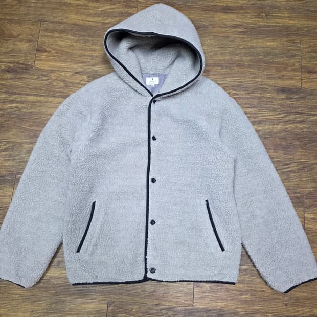 랑방 엔블루 플리스후드자켓