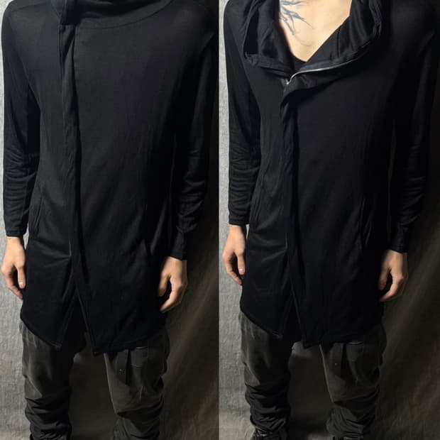 Shulussel Asymmetric Hoodie Zip Up 