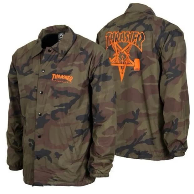 트레셔 카모 코치자켓