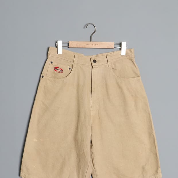 90's Barrel Roll Jeans Burmuda 쇼츠 (31)