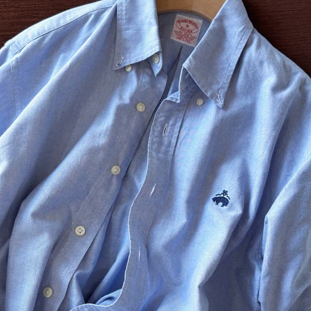 U.S.A. made cotton O/X fabric B/D shirt