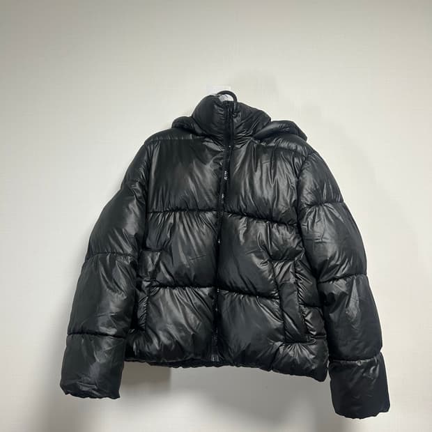 H&M 블랙패딩