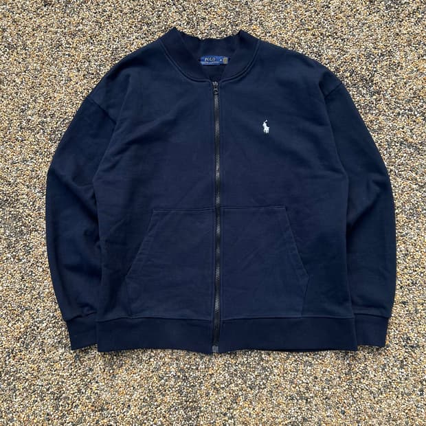 폴로 랄프로렌(POLO Ralph lauren) 네이비 코튼 집업