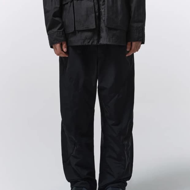 새상품) 무탠다드 시티 레저 NP 스트럭처드 벨티드 팬츠 [블랙] 31