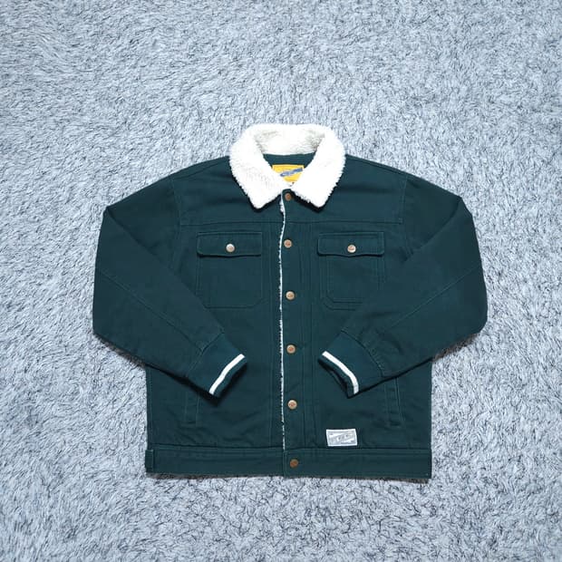 크리틱) L 남자 양털보아자켓 봄버자켓 / 왕눈이샵