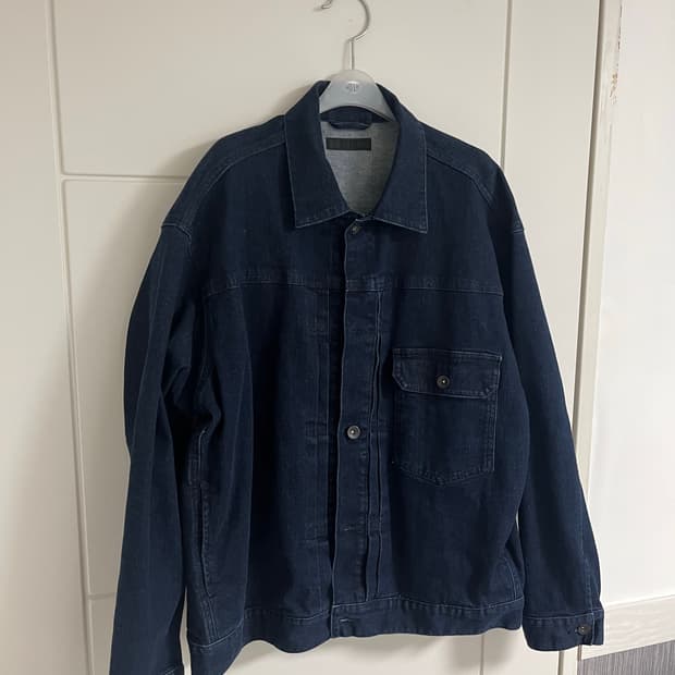 유니클로 데님 트레카 자켓 XL