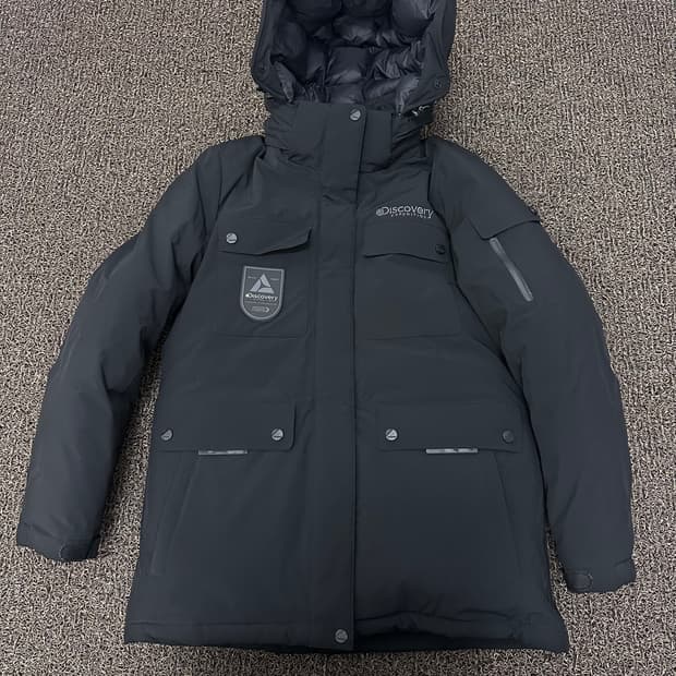 디스커버리 익스페디션 여성 구스다운 패딩 점퍼 블랙 95(M)