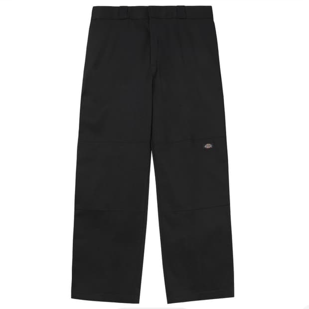 디키즈 루즈 핏 더블니 워크 팬츠 블랙 미실착