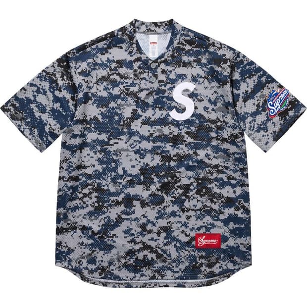 [L]슈프림 S로고 베이스볼 헨리 카모 25SS