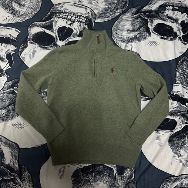 폴로 반집업 니트 여성 XS사이즈 