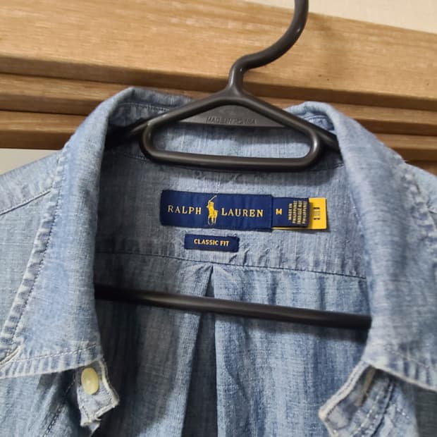 플로 샴브레이 셔츠 (클래식 M)