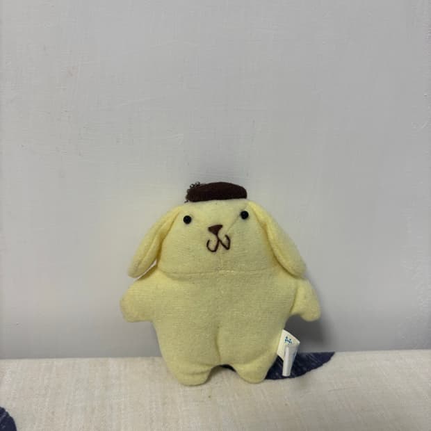 고전 산리오 1997년 폼폼푸린 인형 키링