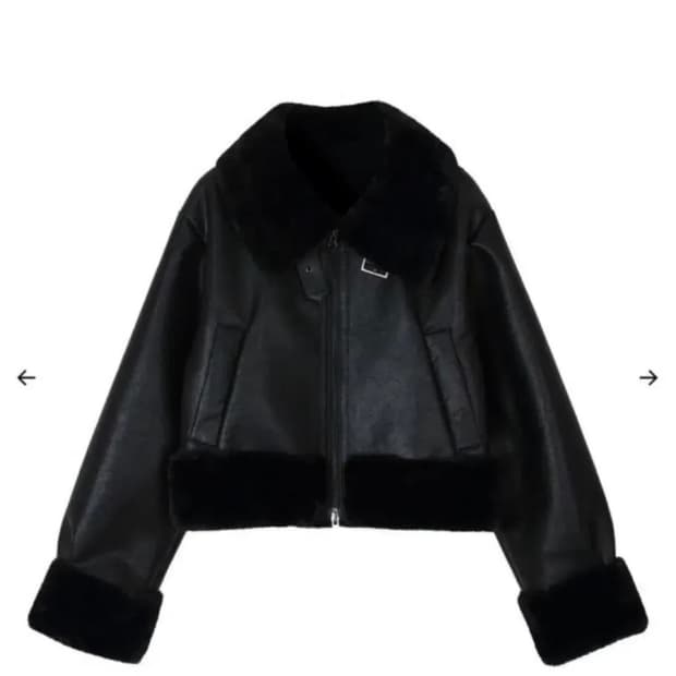 보헤미안서울 24fw 하이넥 숏 무스탕 판매