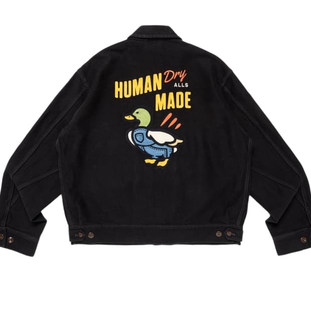 [XL]휴먼메이드 오리 자켓 블랙