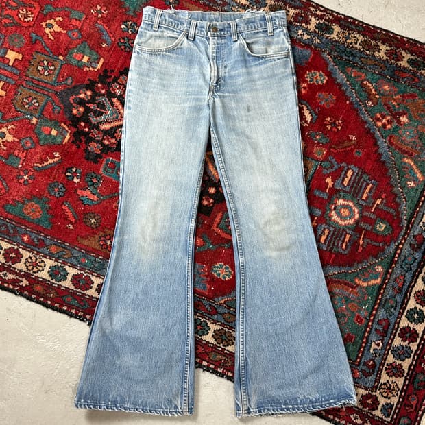 70's USA Made 빈티지 리바이스 684 벨바텀 부츠컷 데님
