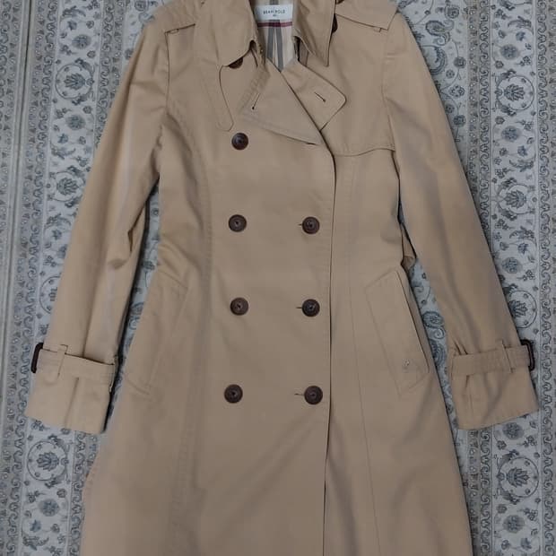 빈폴 여성 베이지 트렌치코트 90
