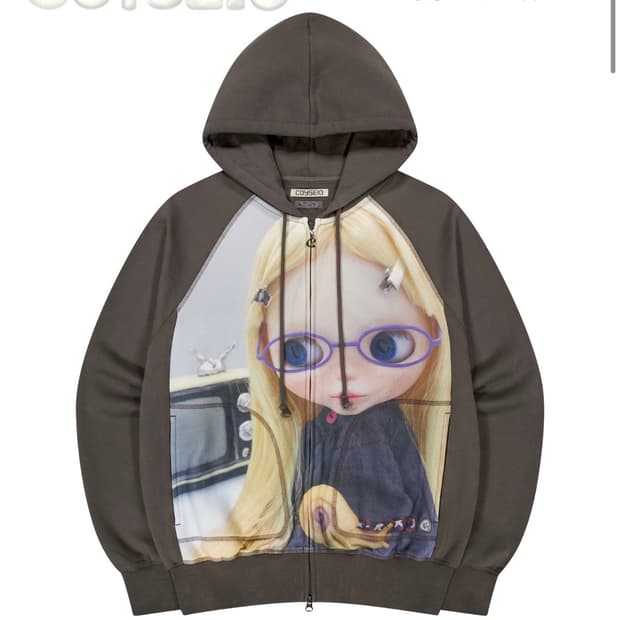 코이세이오 브라이스돌 후드집업 브라운