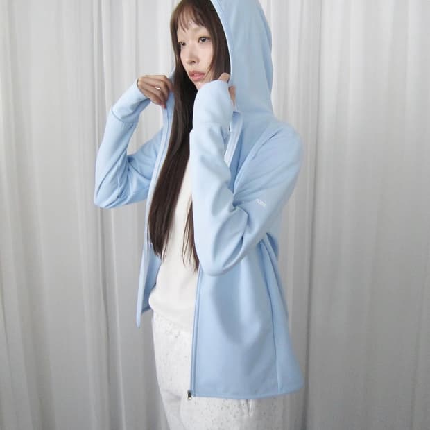 지초이컴포트 25-001 easy wind hoodie 라이트블루