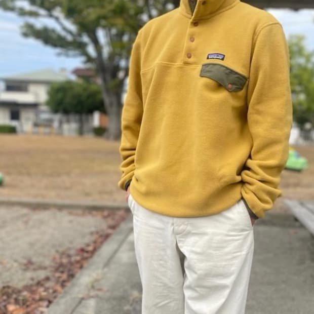 파타고니아 신칠라 스냅티 머스타드 m