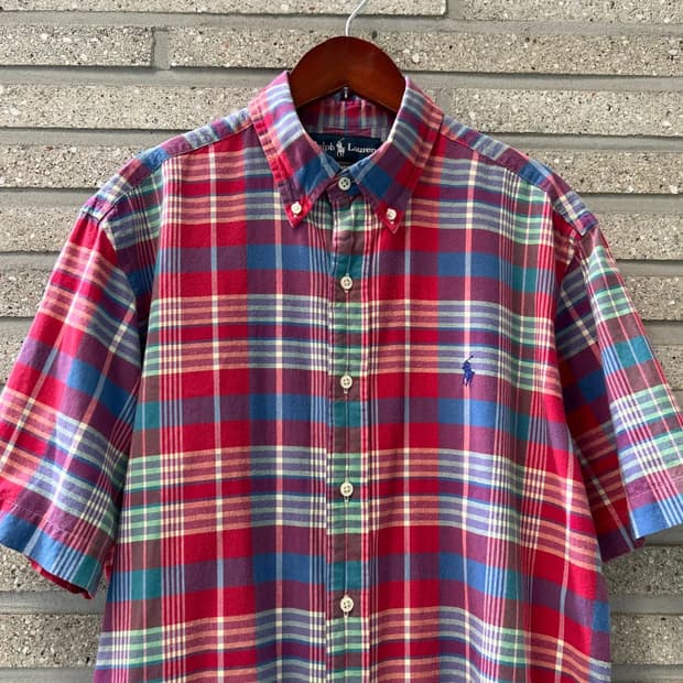 [M]폴로 랄프로렌 CLASSIC FIT 마드라스 체크 셔츠