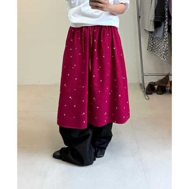 3can4on 도트 스커트