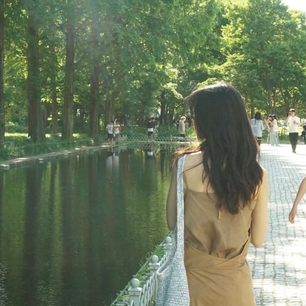 베이스레인지 에이프런 드레스(브라운)