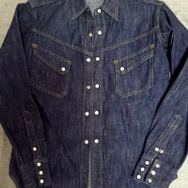 리얼맥코이 조맥코이 웨스턴 데님 셔츠