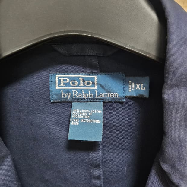 랄프로렌 네이비 면자켓 XL