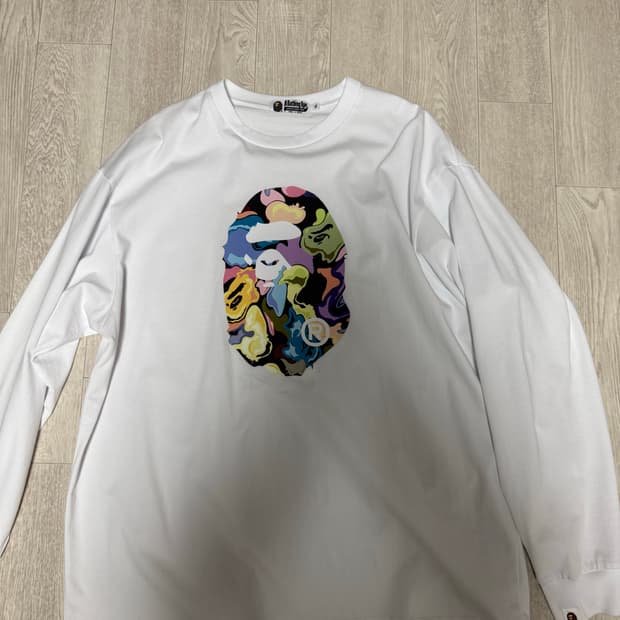 베이프 BAPE Art Camo롱슬리브