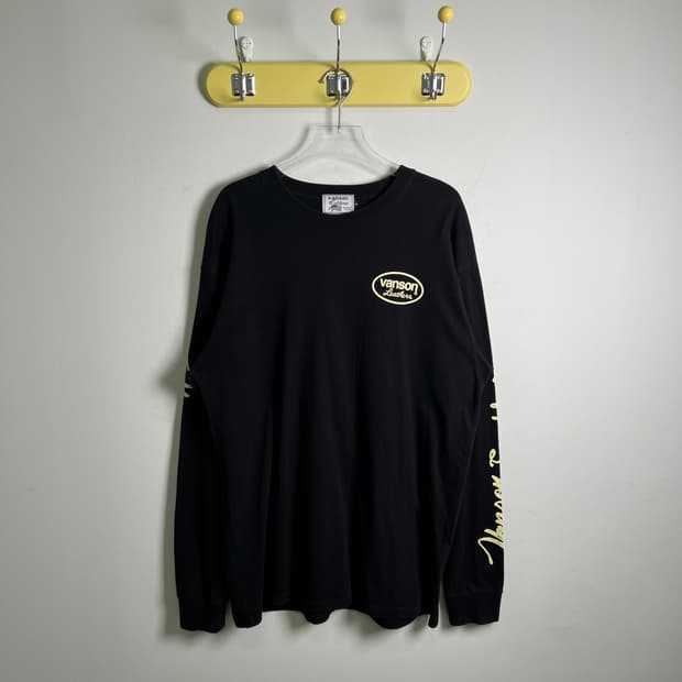 밴슨 레더 블랙 롱슬리브 2XL