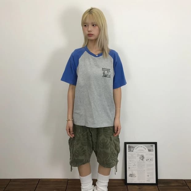 Takeo Kikuchi Raglan Graphic Tee