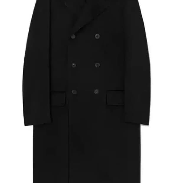 마마가리 25fw 봉코트 네이비 46