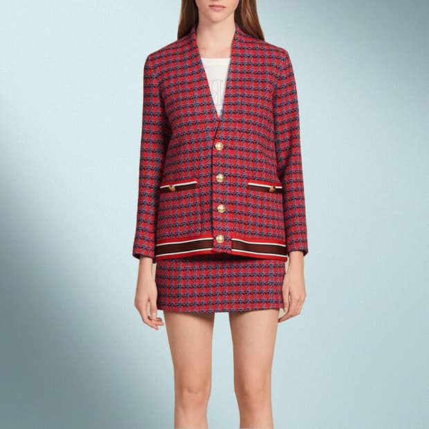 산드로 sandro 카라리스 트위드 자켓