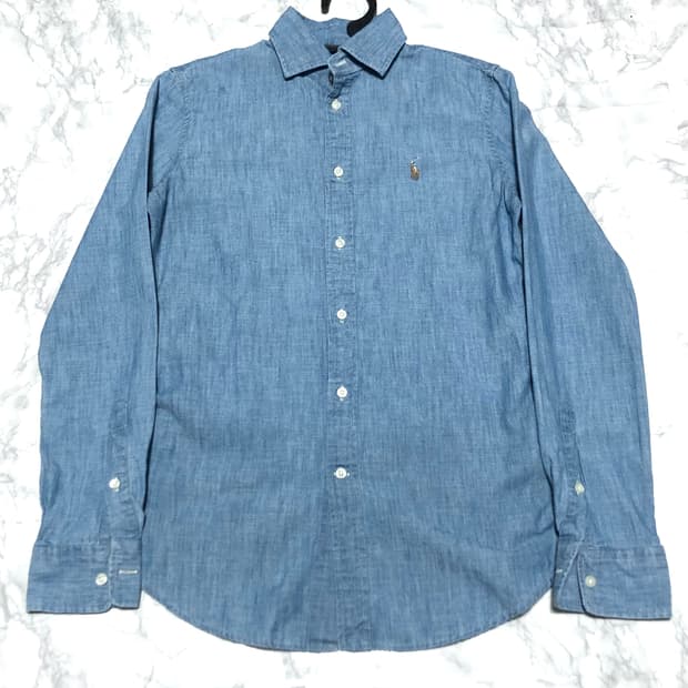 폴로 랄프로렌 샴브레이 셔츠 거의새거 여성용